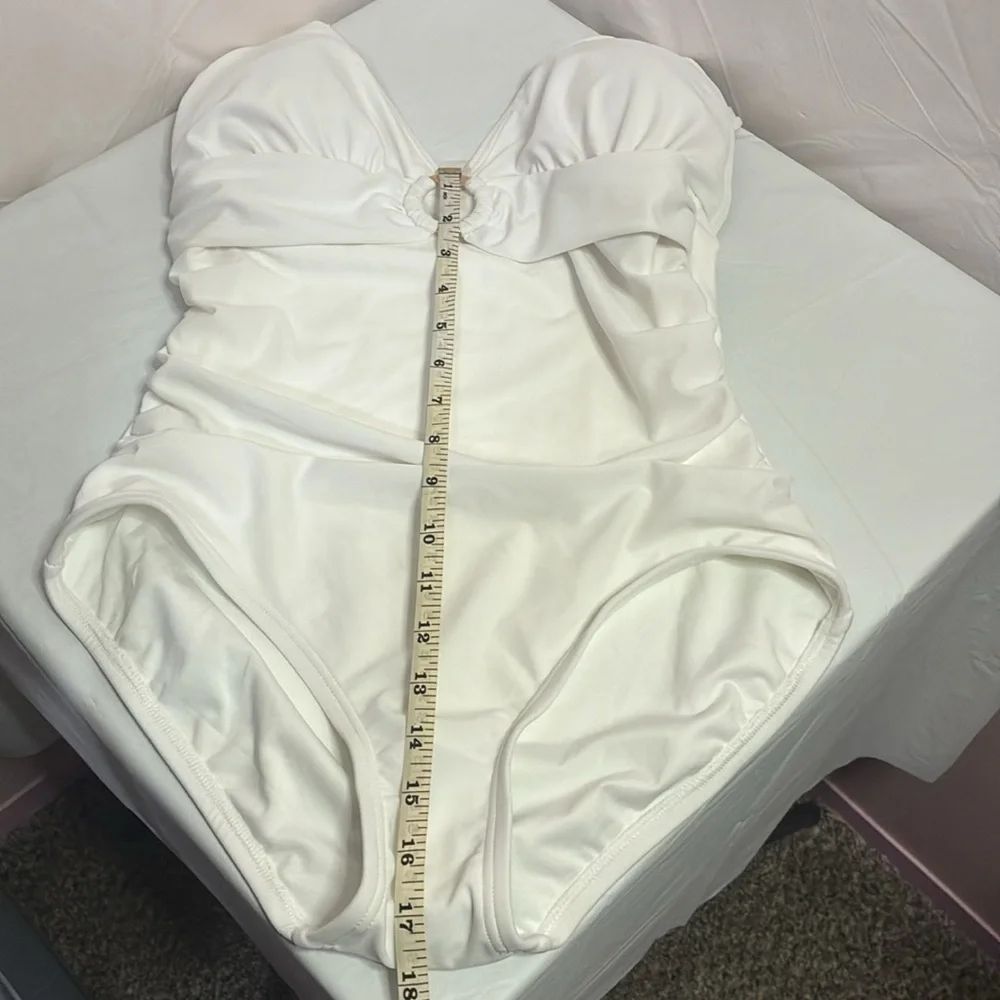 Michael Kors White One-Piece Swimsuit